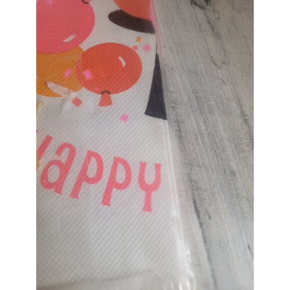 New year vintage paper table cloth holiday decor xmas‎ balloons - Picture 5 of 6